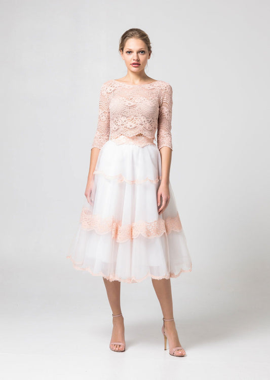 Alicia Midi Evening Dress - Joycard Concept Store