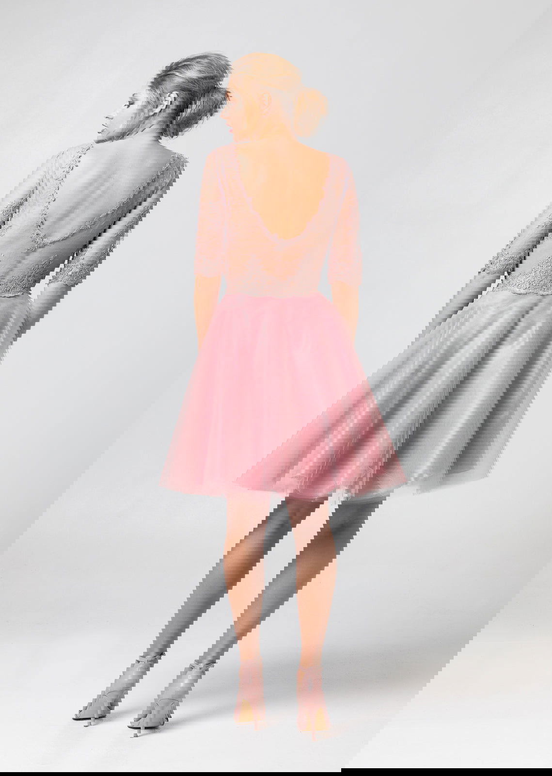 Amelia Knee Length Special Occasion Dress - Joycard Concept Store