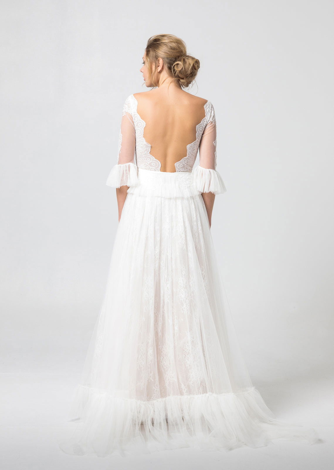 Arielle Boho Romantic Wedding Gown - Joycard Concept Store
