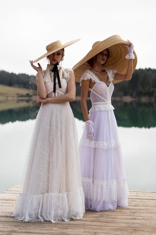 Beatrice Boho Wedding Gown - Joycard Concept Store