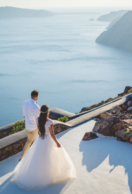 Boho Whimsical Monique Maxi Bridal Outfit | 2-Piece Tulle Wedding Gown - Joycard Concept Store
