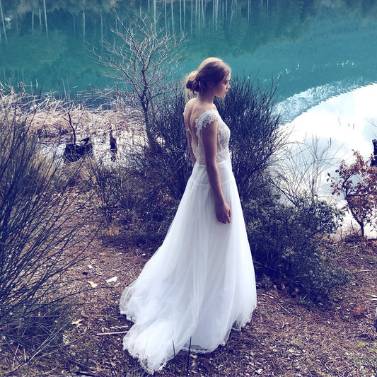Chenise Boho Whimsical Wedding Gown - Joycard Concept Store
