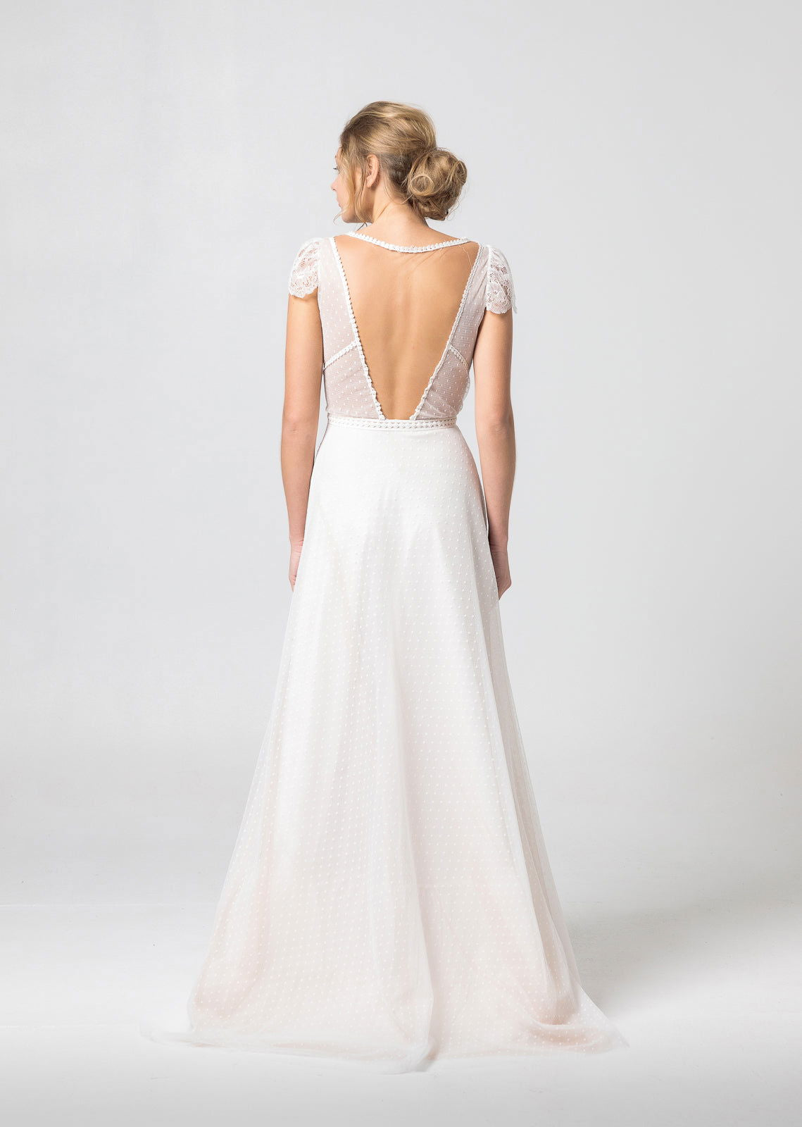 Claudette Boho Wedding Gown - Joycard Concept Store