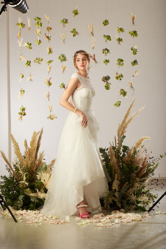 Dione Romantic Wedding Gown - Joycard Concept Store