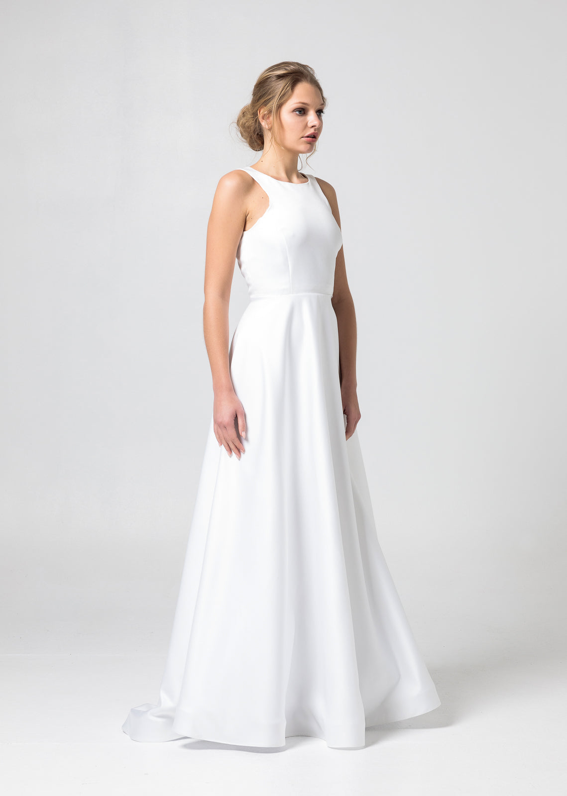 Evangeline Satin Wedding Gown - Joycard Concept Store