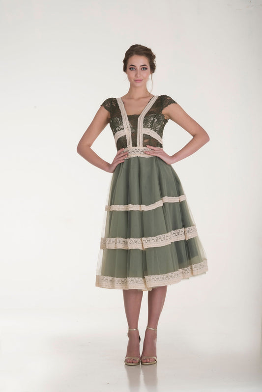 Francine Vintage Boho Party Gown - Joycard Concept Store