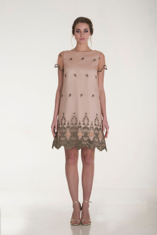 Masterful Silky Midi Evening Dress - Joycard Concept Store