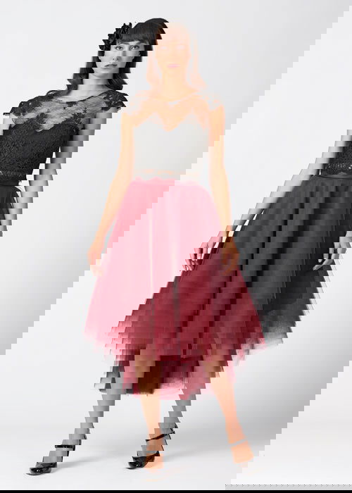 Noir Allure Asymmetric Two-Piece Set - Joycard Concept Store